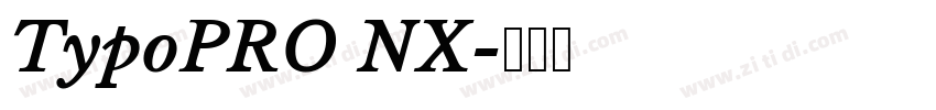 TypoPRO NX字体转换 TypoPRO NX字体转换